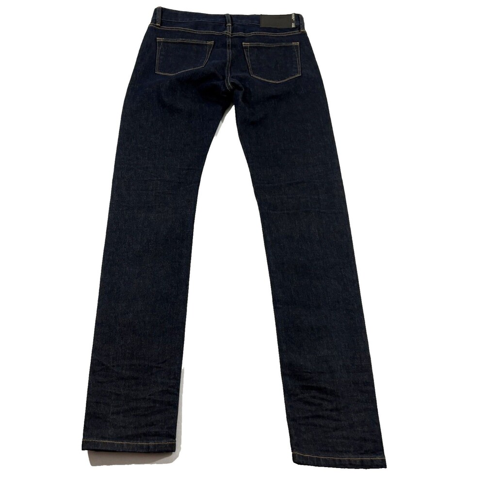 Buck Mason Mens Dark Wash 14oz Double Dipped Slim Fit Denim Jeans Sz 31x34 USA - Picture 11 of 13